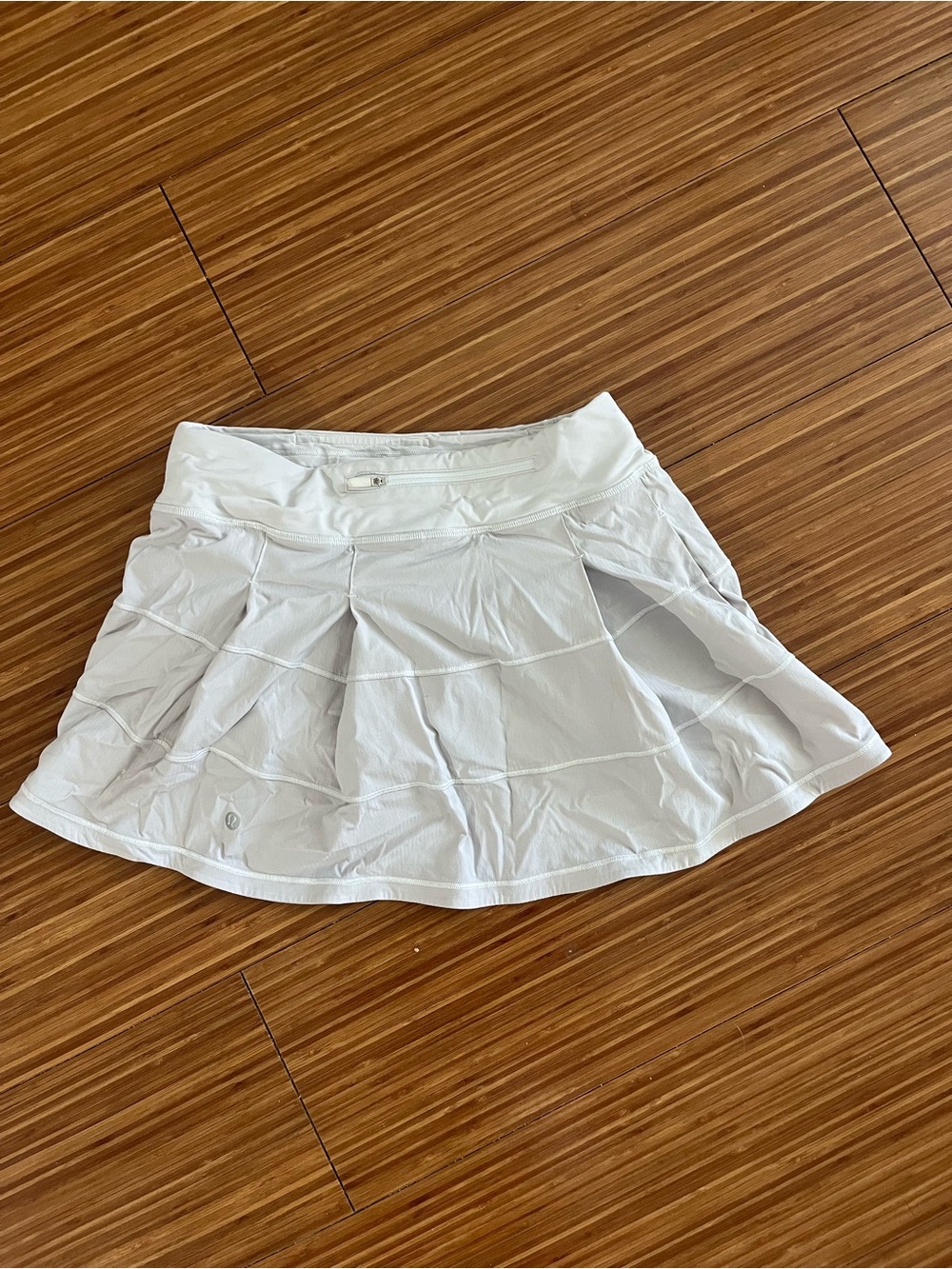 lululemon athletica White Athletic Skort with Pleated Panels